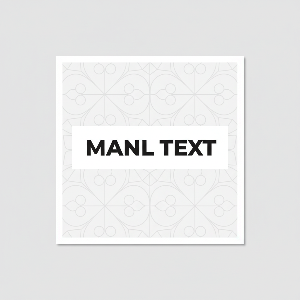 Sticker message personnalisé - Design élégant