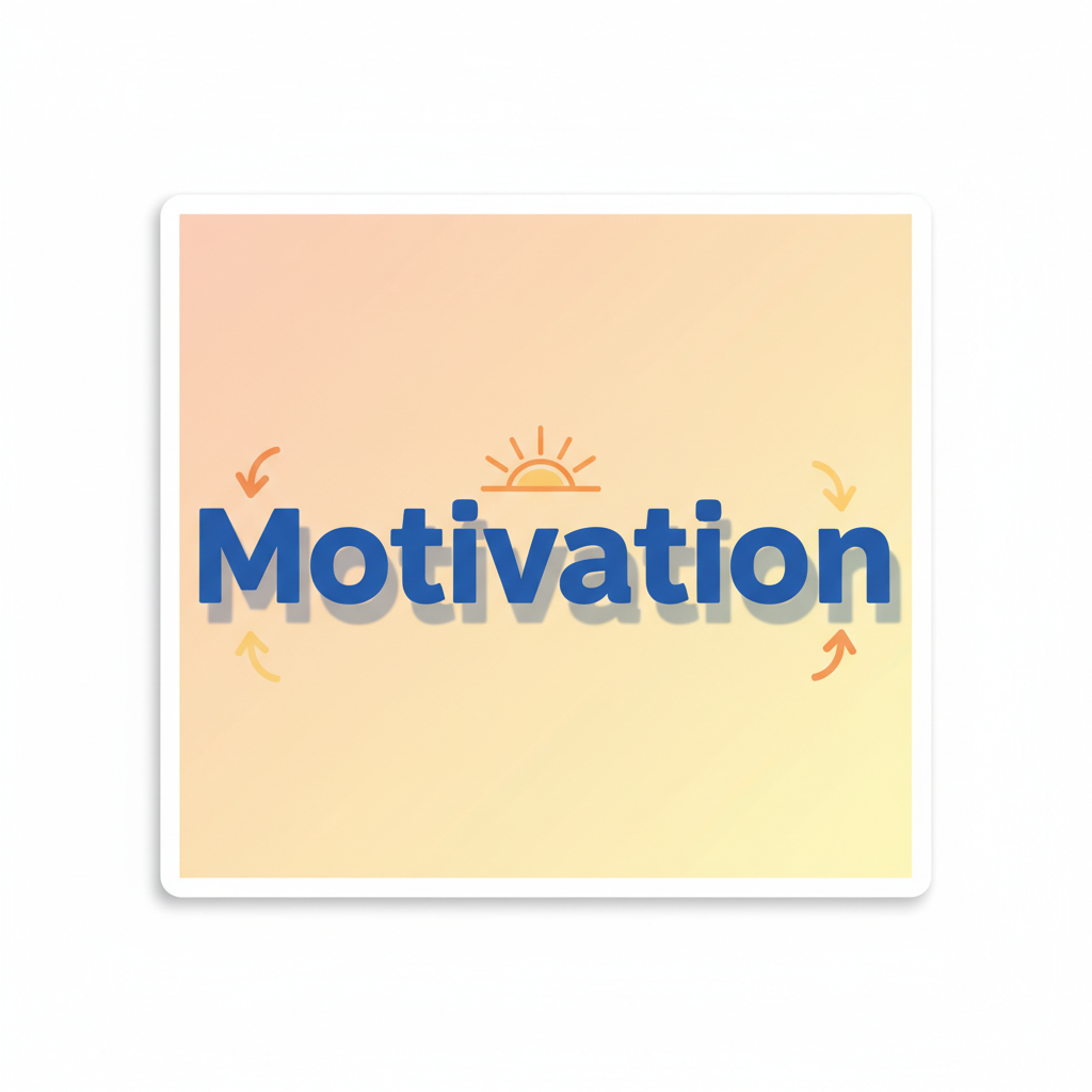 Sticker Motivation - Message Inspirant