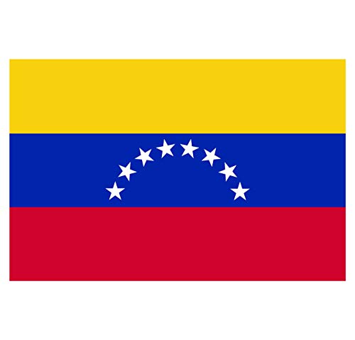 Supstick Lot de 8 Autocollants Stickers Drapeau de Pays Nation Venezuela Format 3x2cm