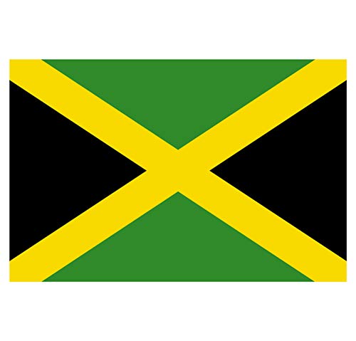 Panneau Rigide Format 18x12cm Drapeau de Pays Nation Jamaique épaisseur 3mm
