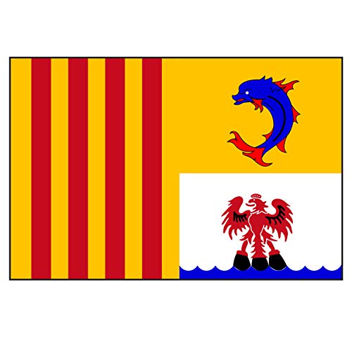 Supstick Autocollant Stickers Drapeau de département région française PACA Format 18x12cm