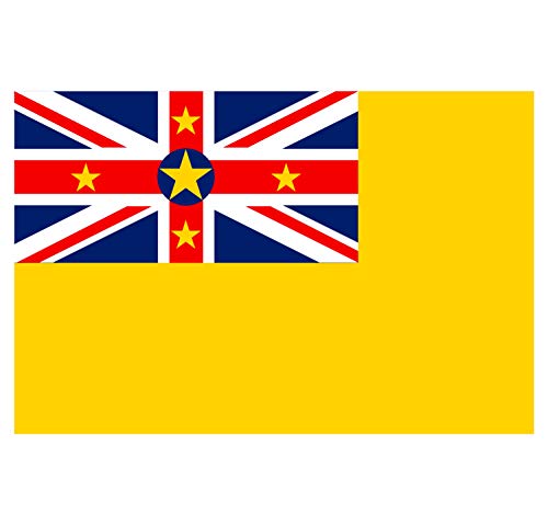 Panneau Rigide Format 18x12cm Drapeau de Pays Nation nioue épaisseur 3mm