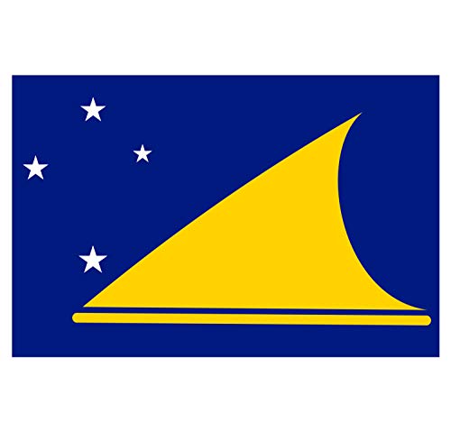 Supstick Autocollant Stickers Drapeau de Pays Nation ile-Tokelau Format 18x12cm