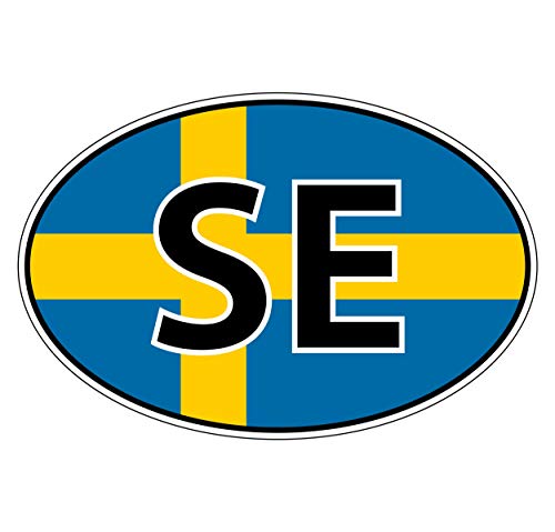 Autocollant Stickers Automobile Suède 20x13cm