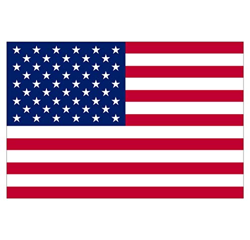 Supstick Lot de 8 Autocollants Stickers Drapeau de Pays Nation états-Unis Format 3x2cm