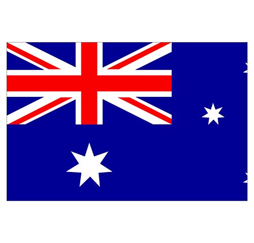 Supstick Lot de 8 Autocollants Stickers Drapeau de Pays Nation iles Heard et macdonald Format 3x2cm