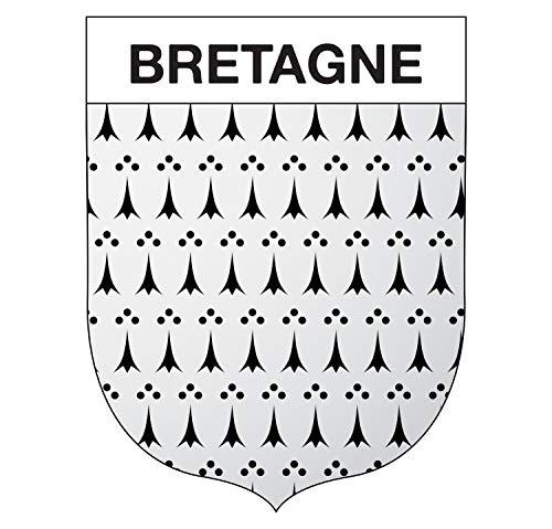 Supstick Autocollant Stickers Blason de région département Bretagne Format 15x12cm - supstick.fr