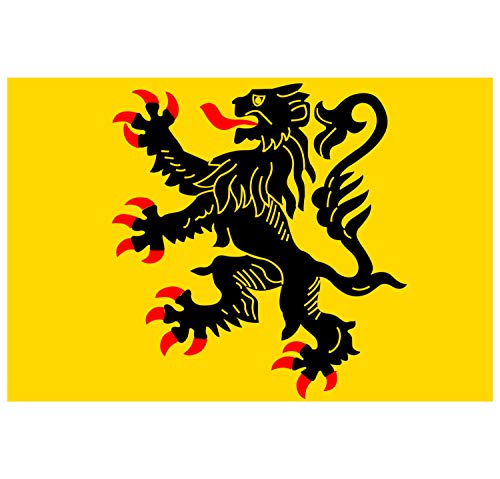 Supstick Autocollant Stickers Drapeau de département région française Haut de France Nord Pas de Calais Format 18x12cm