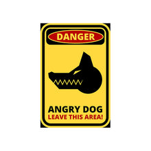 Sticker Danger Chien – Signalétique d'Avertissement