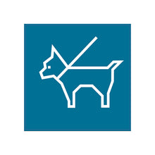 Sticker Chiens Autorisés - Signalétique Information