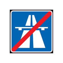Sticker Fin d'Autoroute - Signalétique Routière