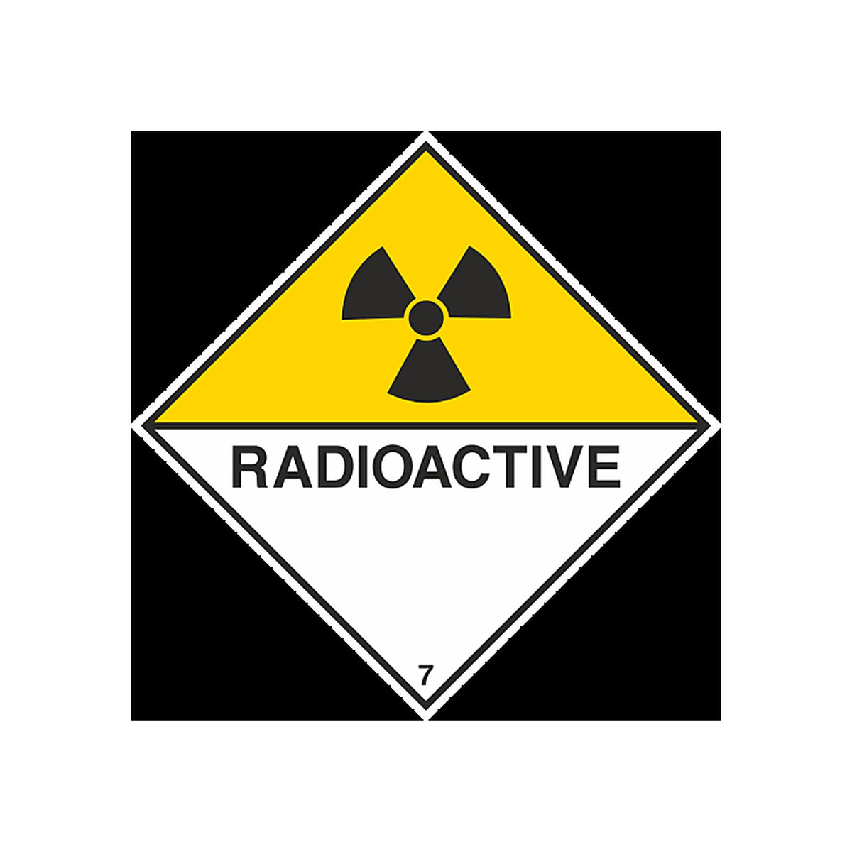 Sticker Transport Maritime Matières Radioactives