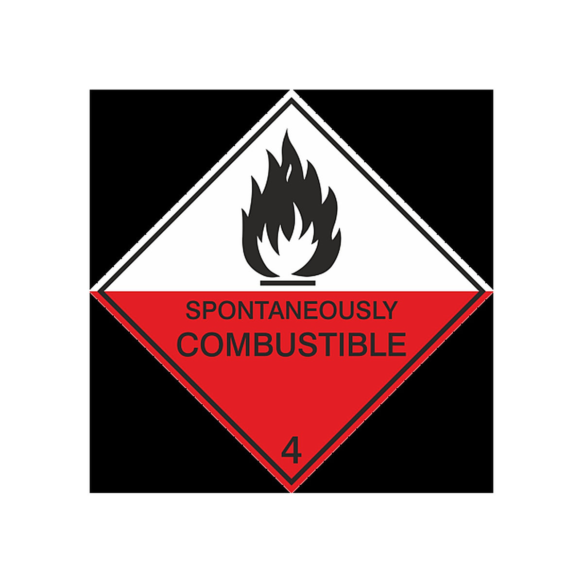 Sticker Transport Maritime Matière Extrêmement Inflammable