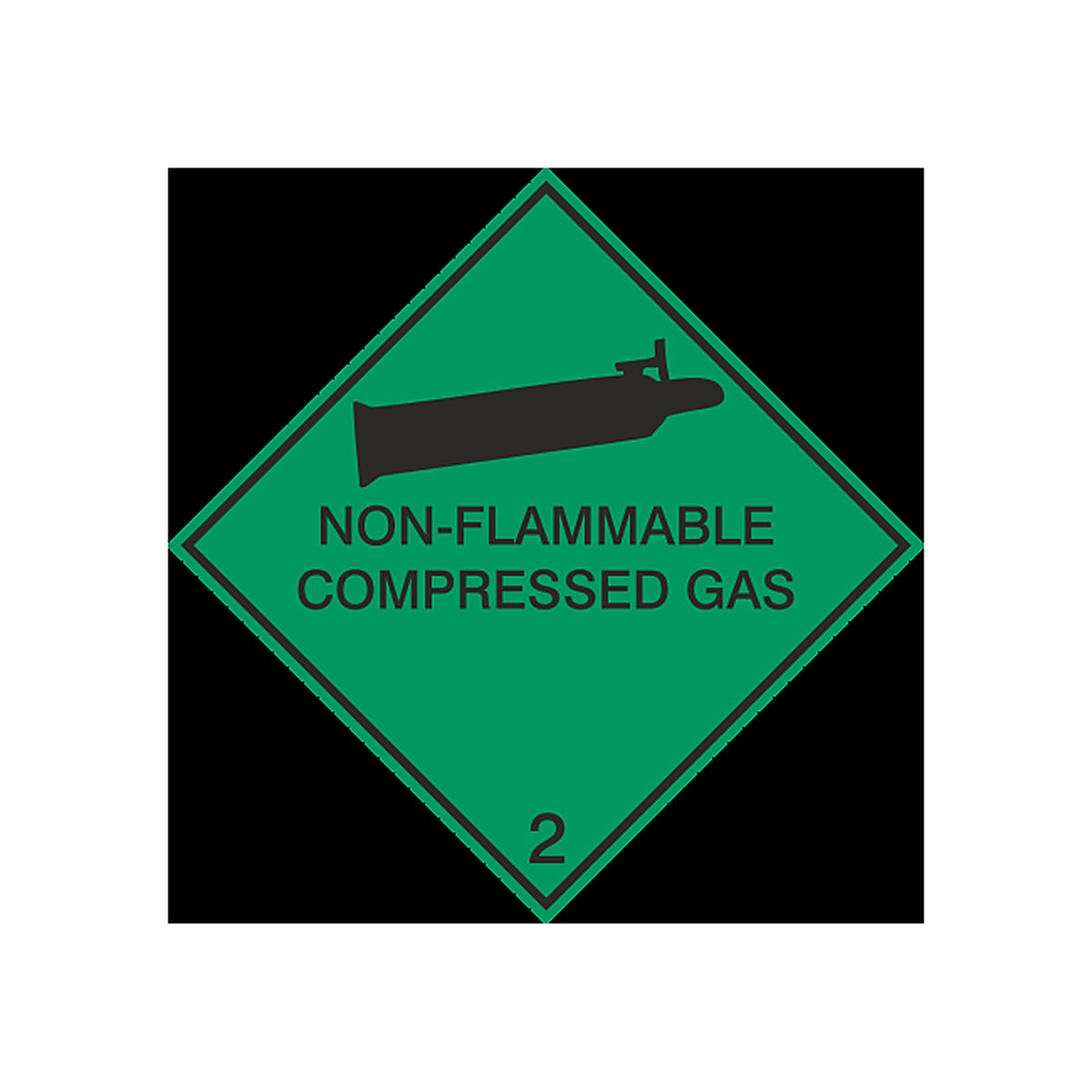 Sticker Transport Maritime Gaz Non Combustibles