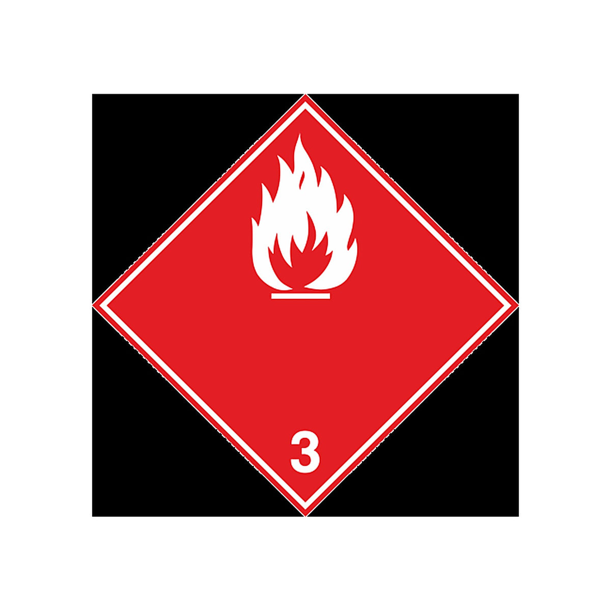 Sticker Liquides Inflammables – Signalisation Transport