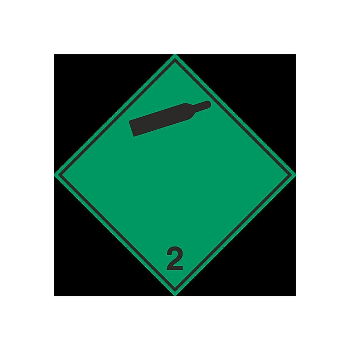 Étiquette Transport Gaz Non-Inflammable