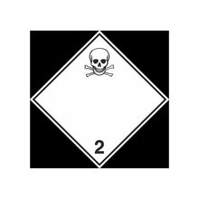 Sticker Signalétique Transport Gaz Toxiques