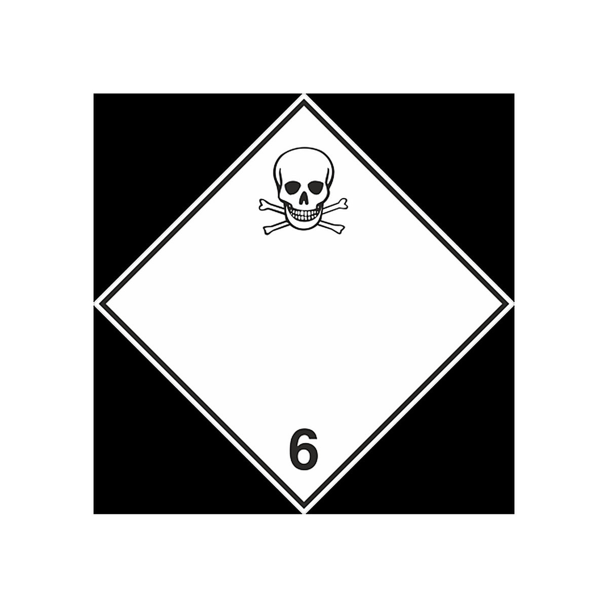 Sticker Matières Toxiques - Signalétique Transport