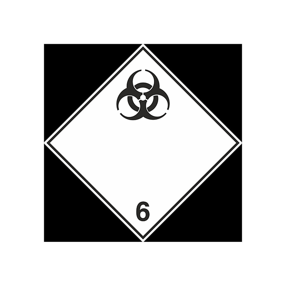 Sticker Transport Matières Infectieuses - Norme ADR