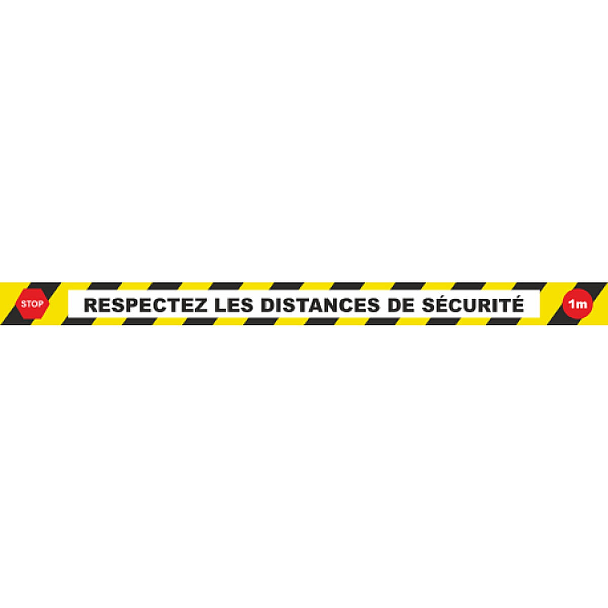 Bande de marquage distances de sécurité - COVID-19