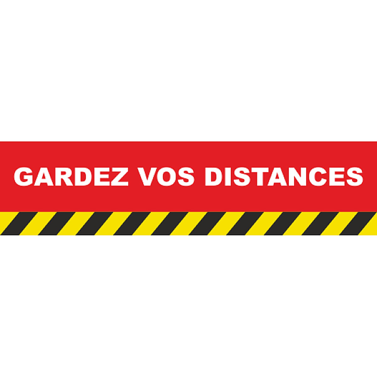 Sticker Distanciation Sociale - Signalétique COVID-19