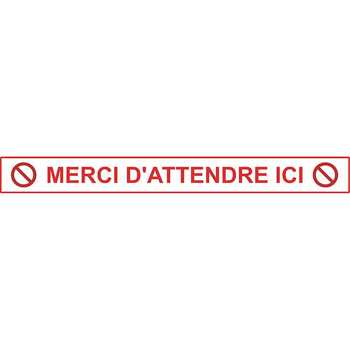 Bande adhésive distance de sécurité COVID-19