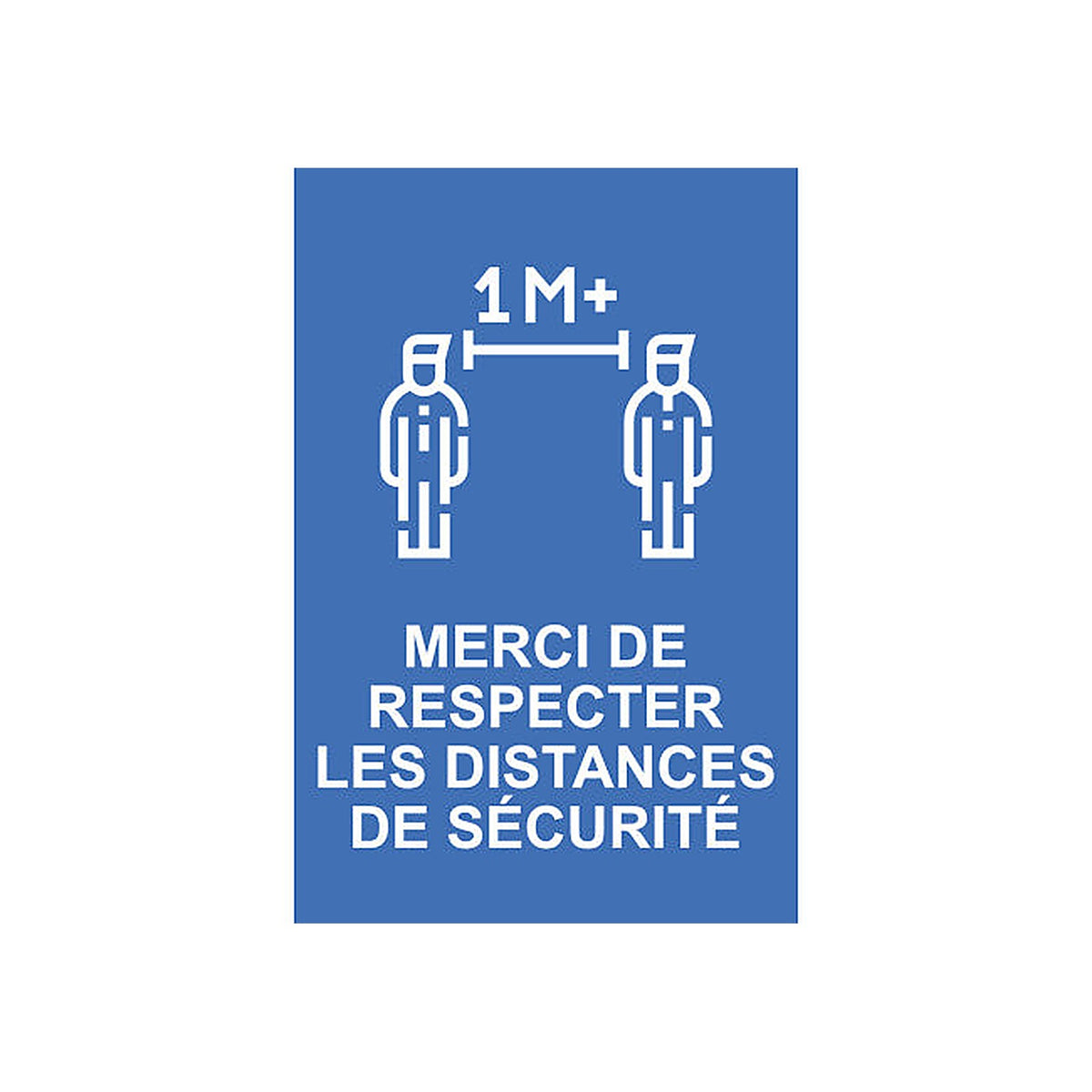Sticker Distance Sécurité Sanitaire - Signalétique COVID