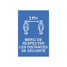 Sticker Distance Sécurité Sanitaire - Signalétique COVID
