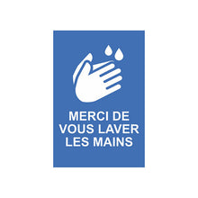 Sticker Hygiène Lavage des Mains - Signalétique COVID