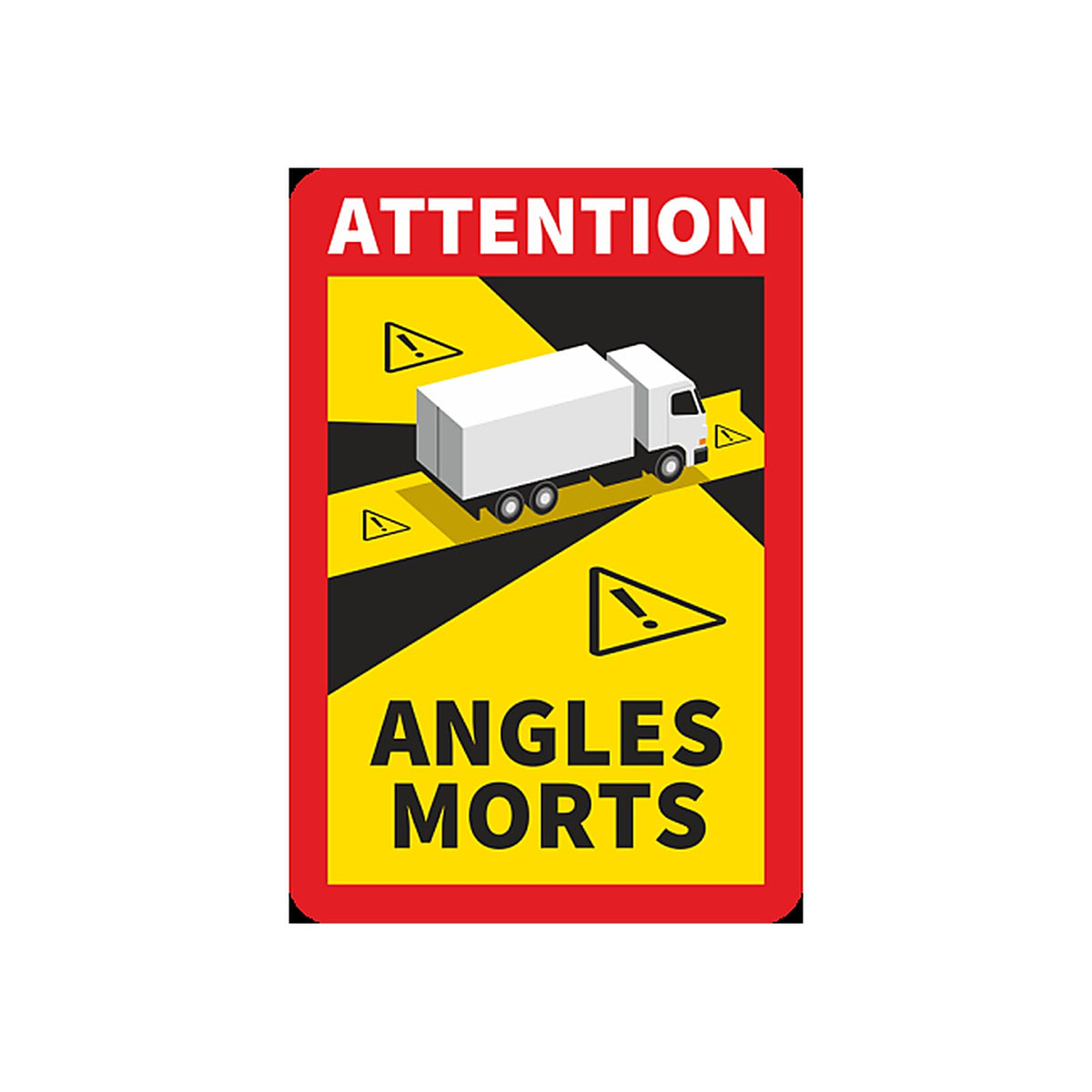 Sticker Signalisation Angles Morts Camion
