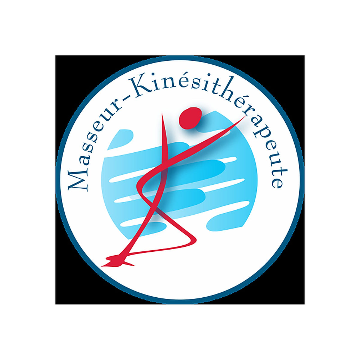 Sticker Logo Masseur-Kinésithérapeute