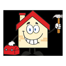 Sticker Mascotte Maison – Logo Personnalisable