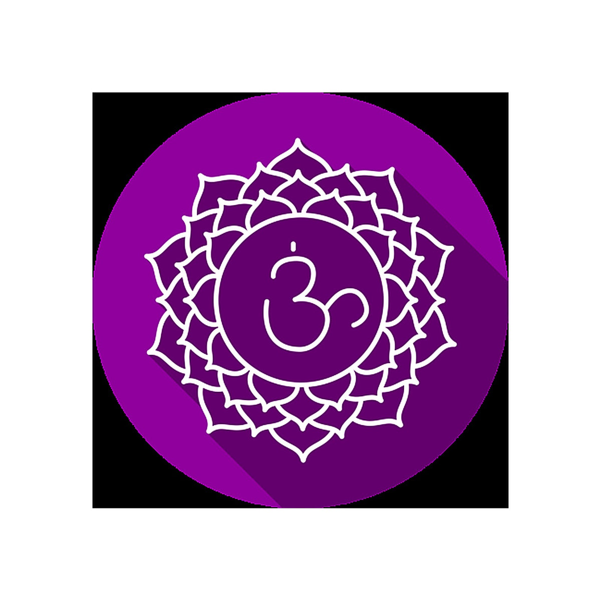 Sticker Chakra Sahasrara Zen – Décoration Spirituelle
