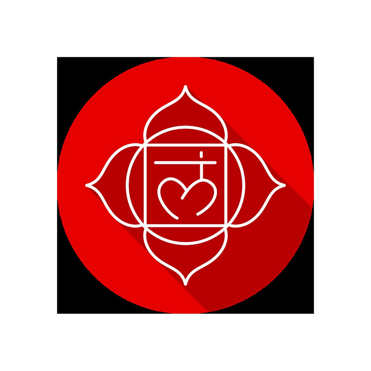 Sticker Chakra Muladhara - Décoration Bien-être