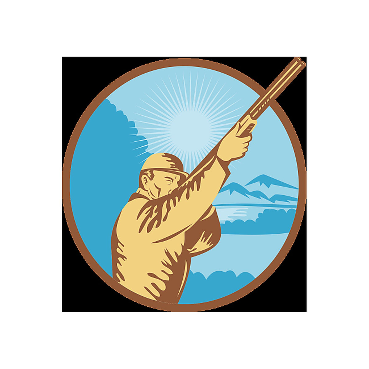 Sticker Chasseur – Autocollant de Tir