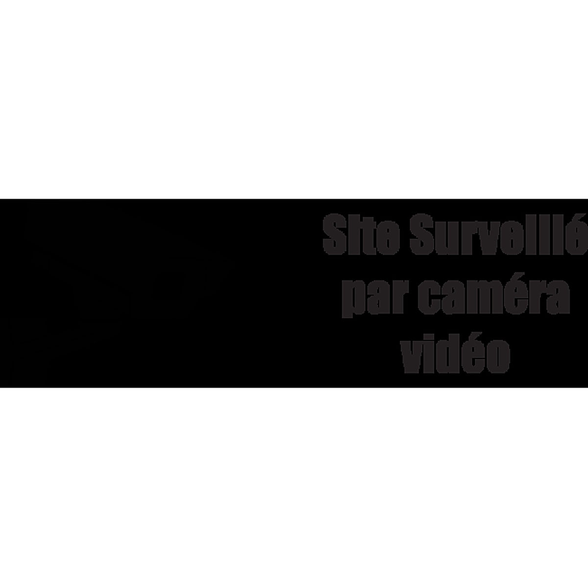 Sticker Surveillance Vidéo - Dissuasion et Conformité