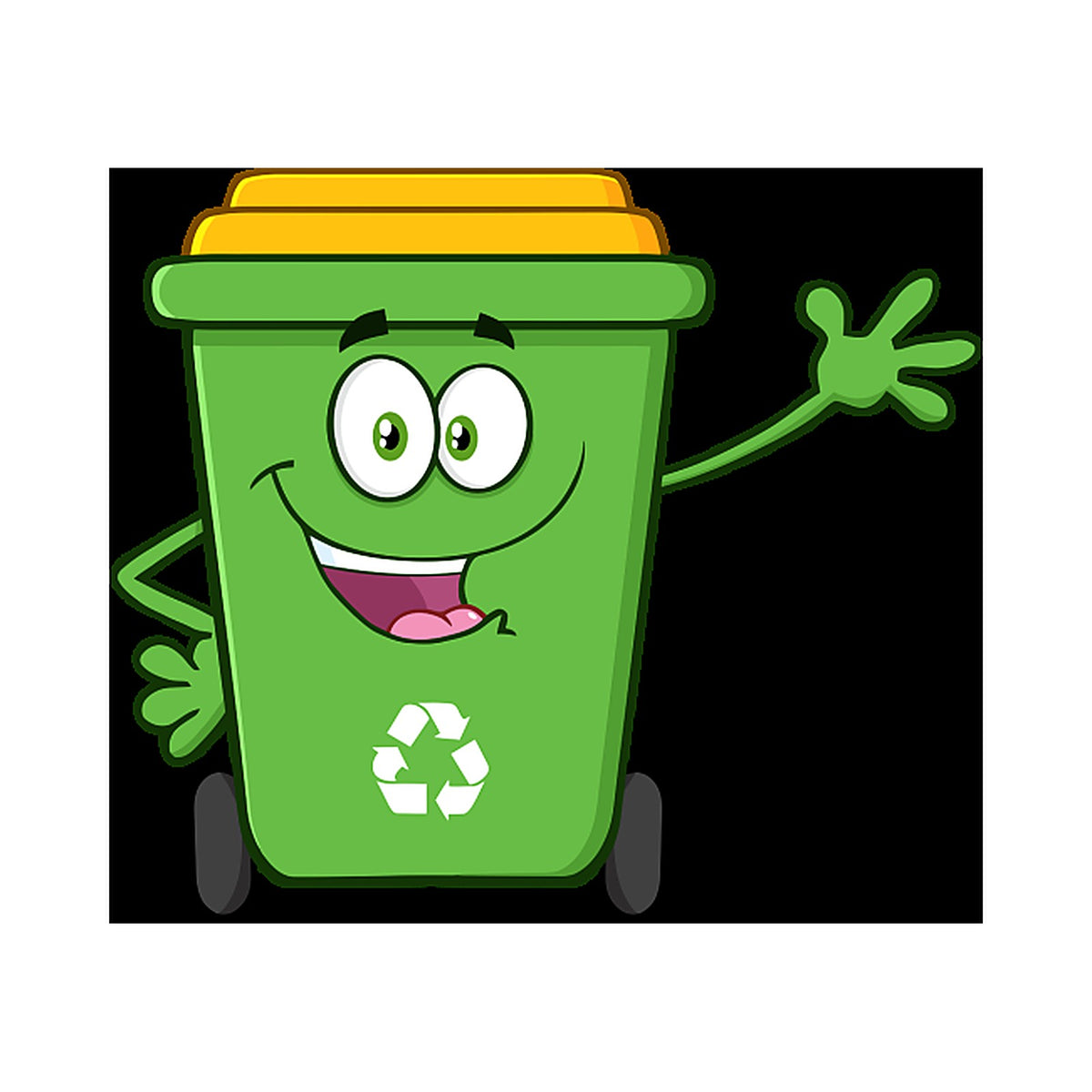 Sticker Poubelle Tri Sélectif Écologie