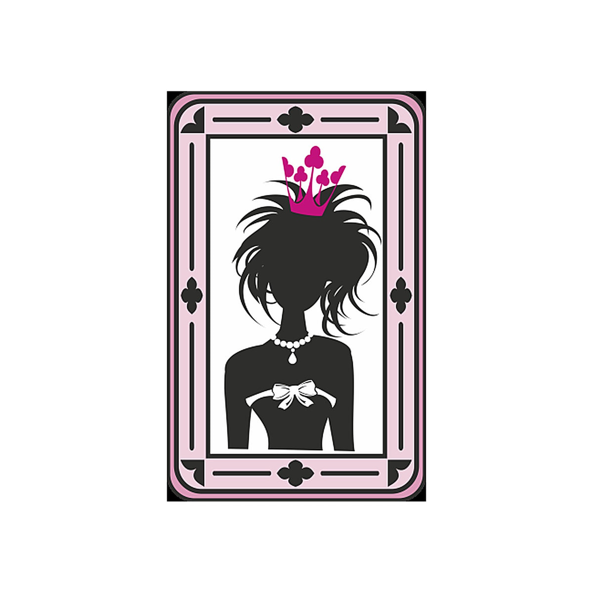 Sticker Couronne Elegance - Motif Fashion Feminin