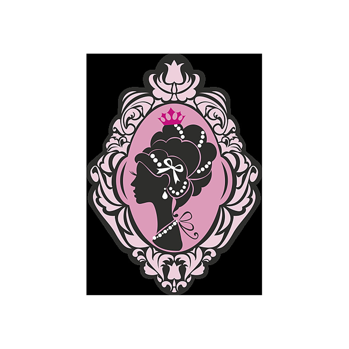 Sticker Couronne Fashion Femme Élégant