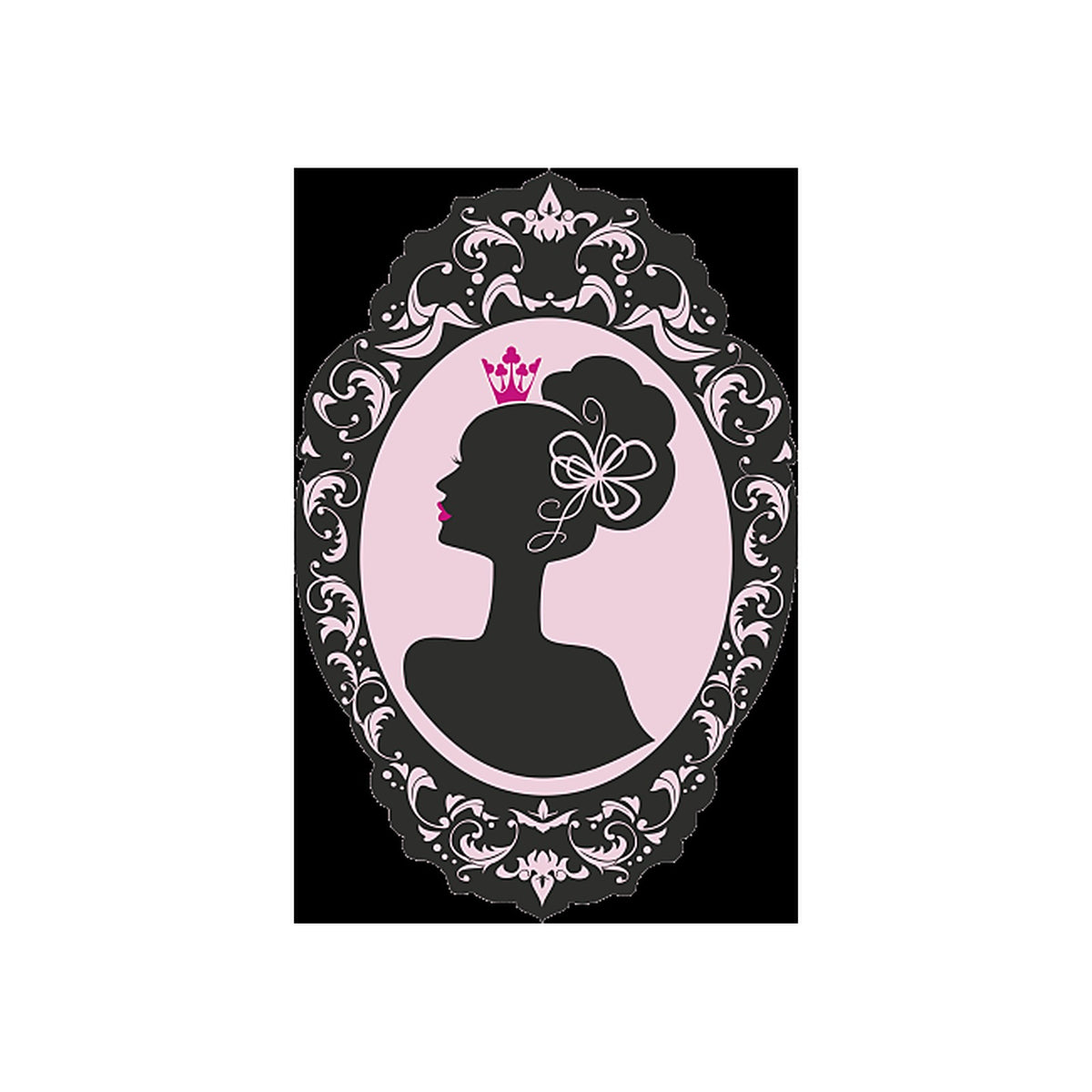 Sticker Couronne Fashion Femme – Décoration Élégante