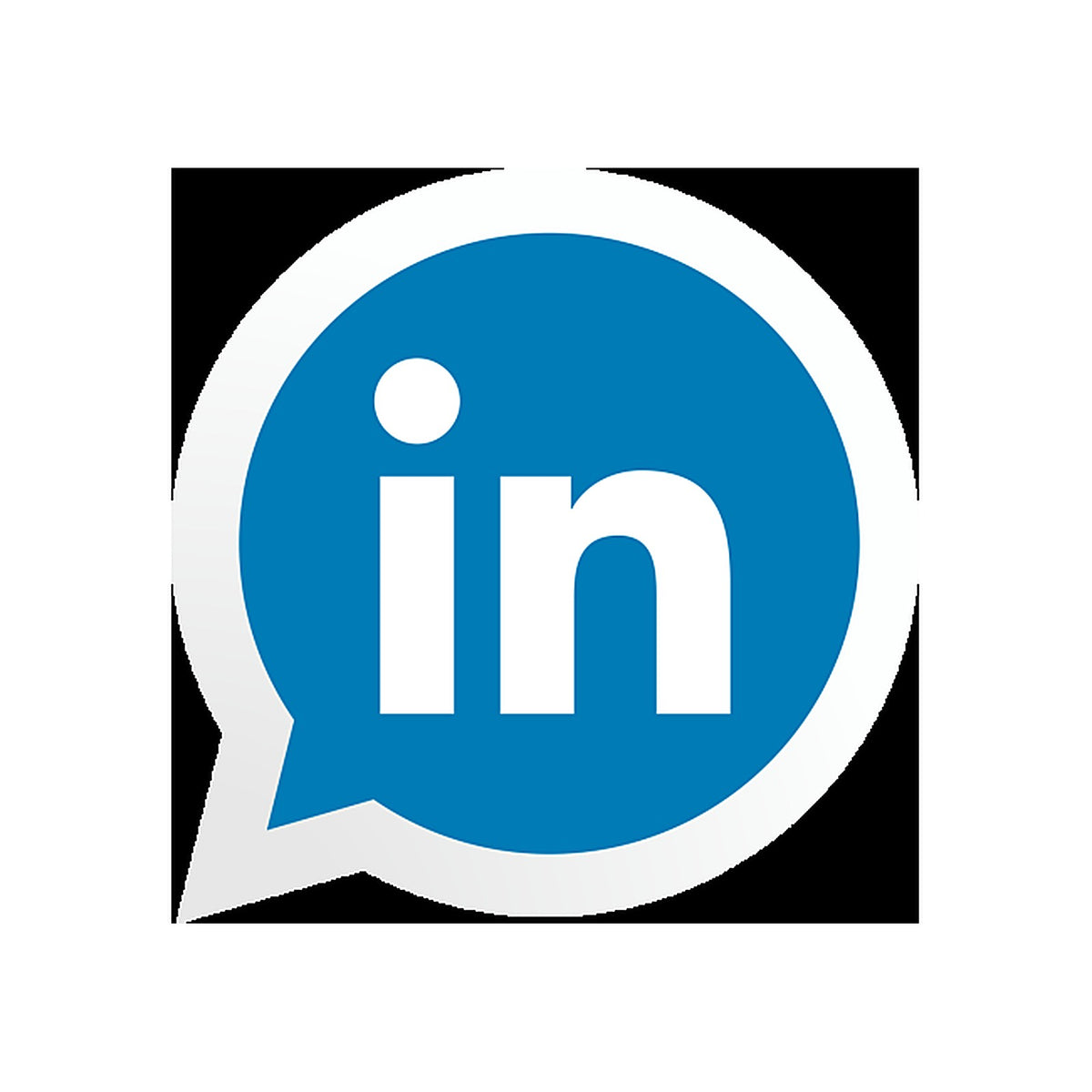 Sticker Logo LinkedIn - Signalétique Professionnelle