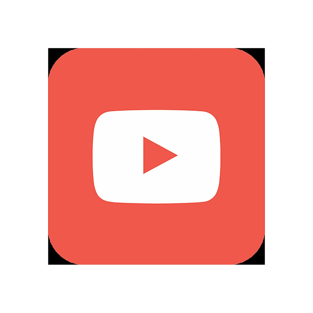 Sticker Logo YouTube – Signalétique Réseaux Sociaux