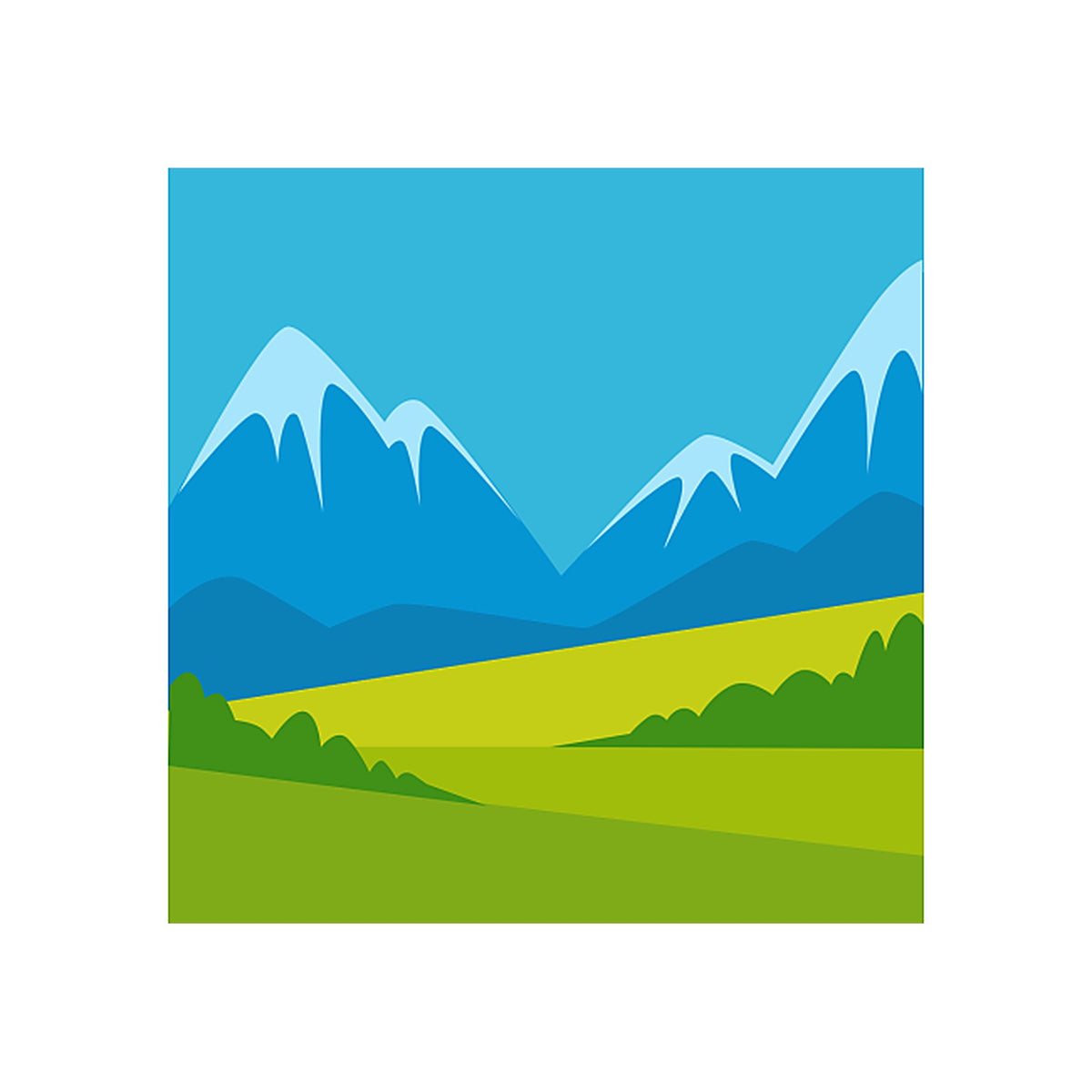 Sticker Logo Nature et Paysage – Décoration Extérieure
