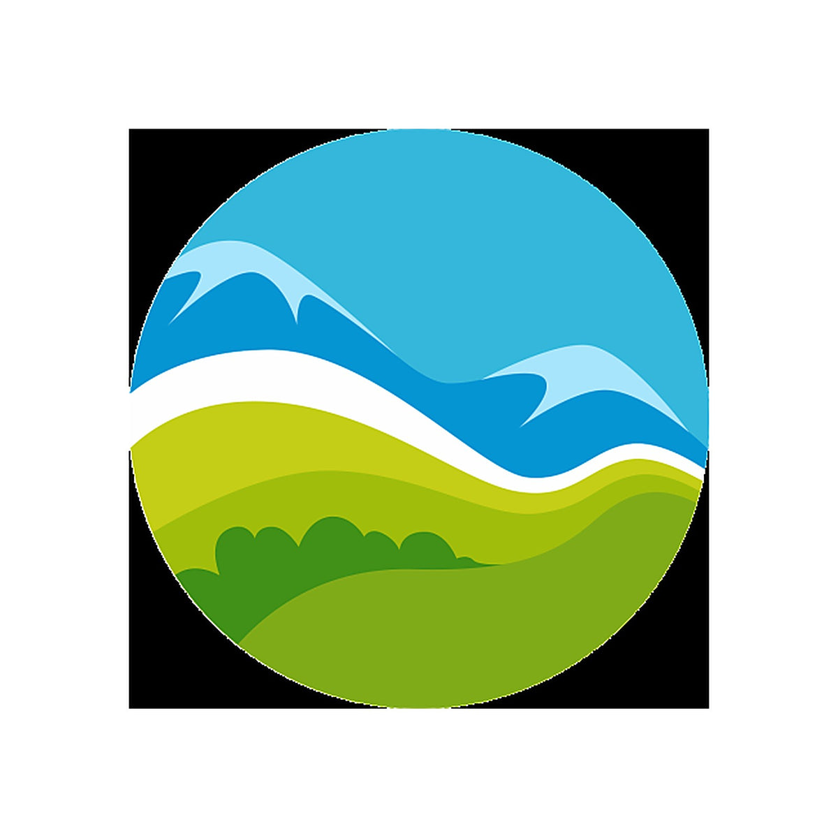 Sticker Logo Nature et Paysage - Décoration Personnalisable