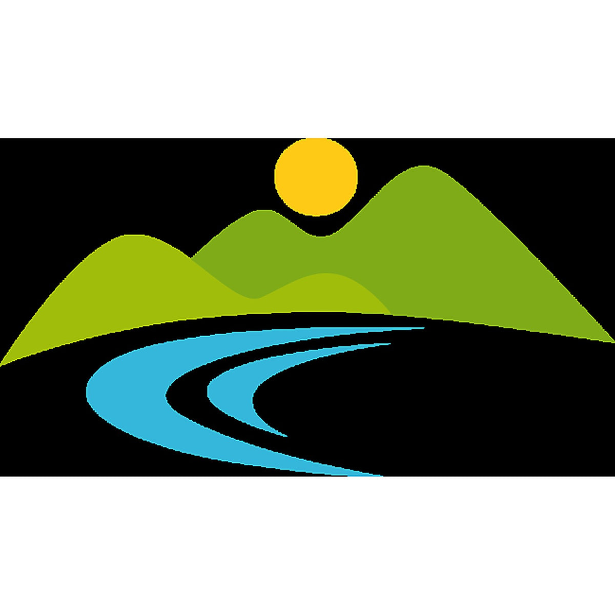 Sticker Logo Nature Paysage - Décoration Extérieure