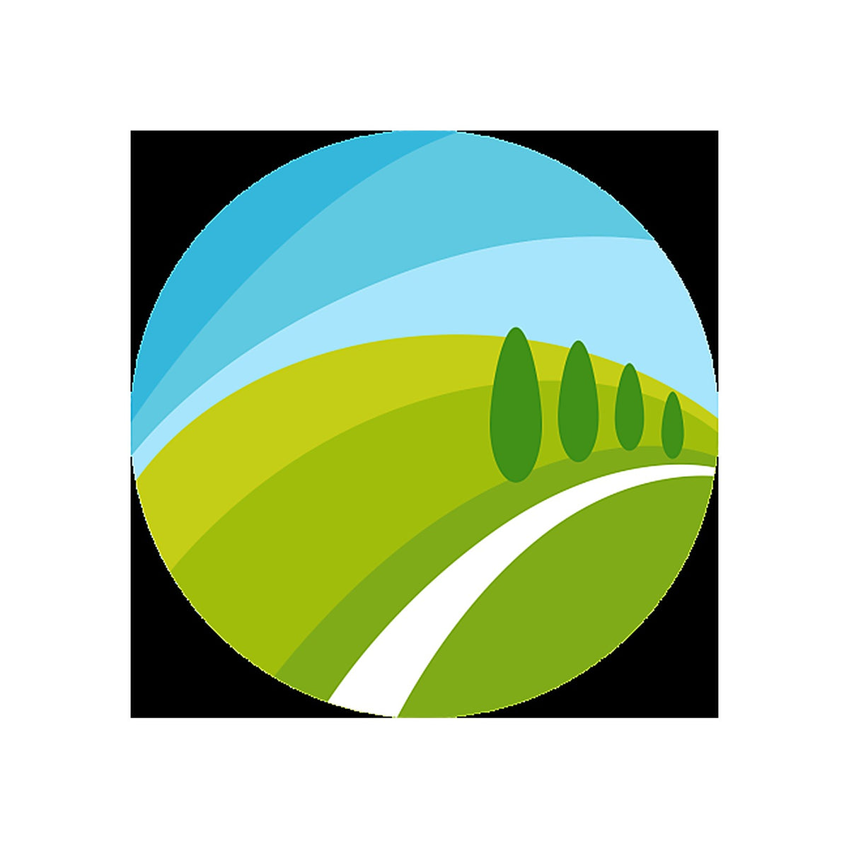 Sticker Logo Paysage Nature - Décoration Murale