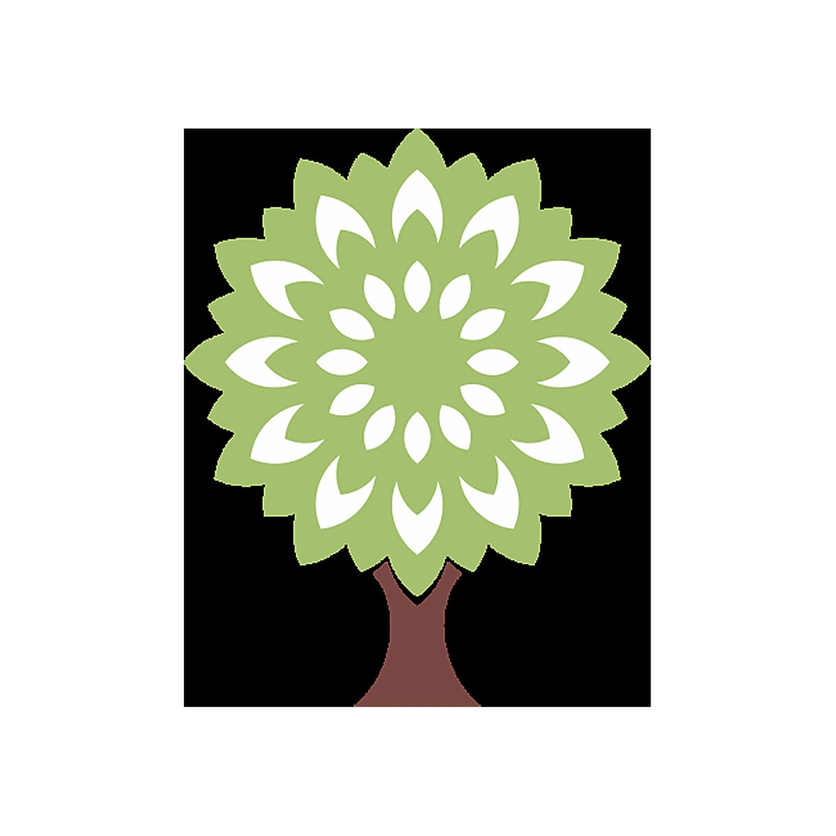 Sticker Logo Arbre - Signalétique Nature