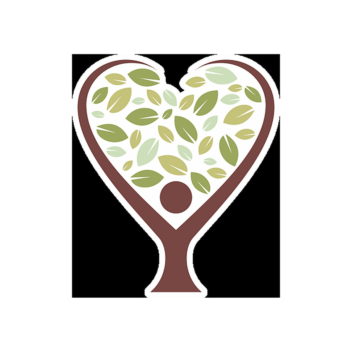 Sticker Logo Arbre et Silhouette Nature