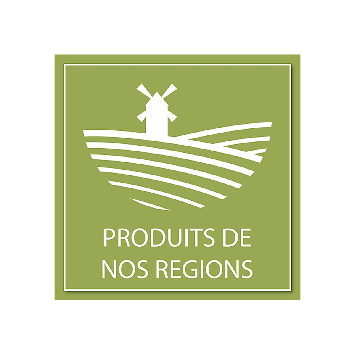 Autocollant Logo Produits Régionaux