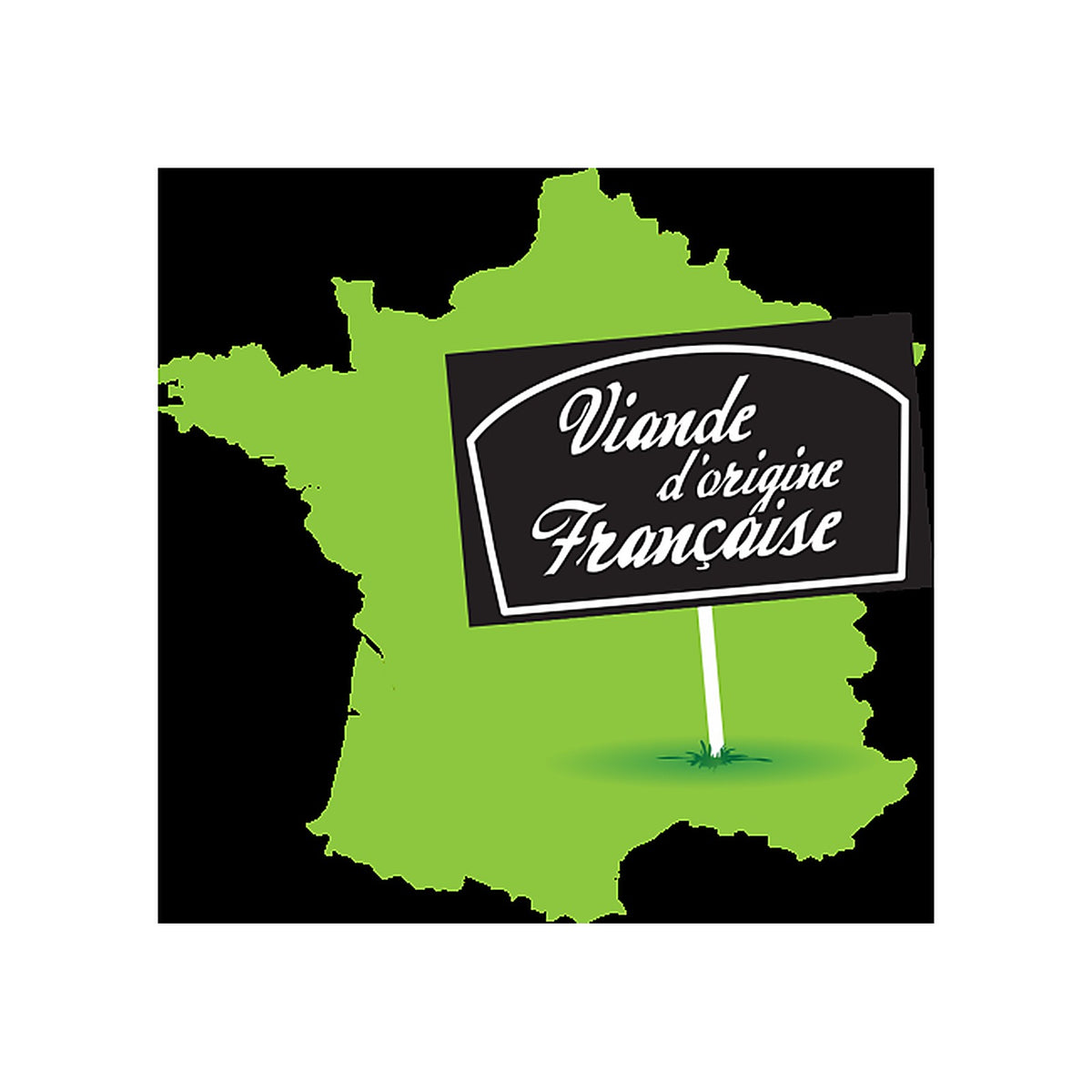 Sticker Logo Viande Française - Signalétique